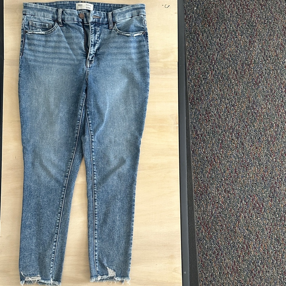 BKE Mid Blue Ankle Jeans